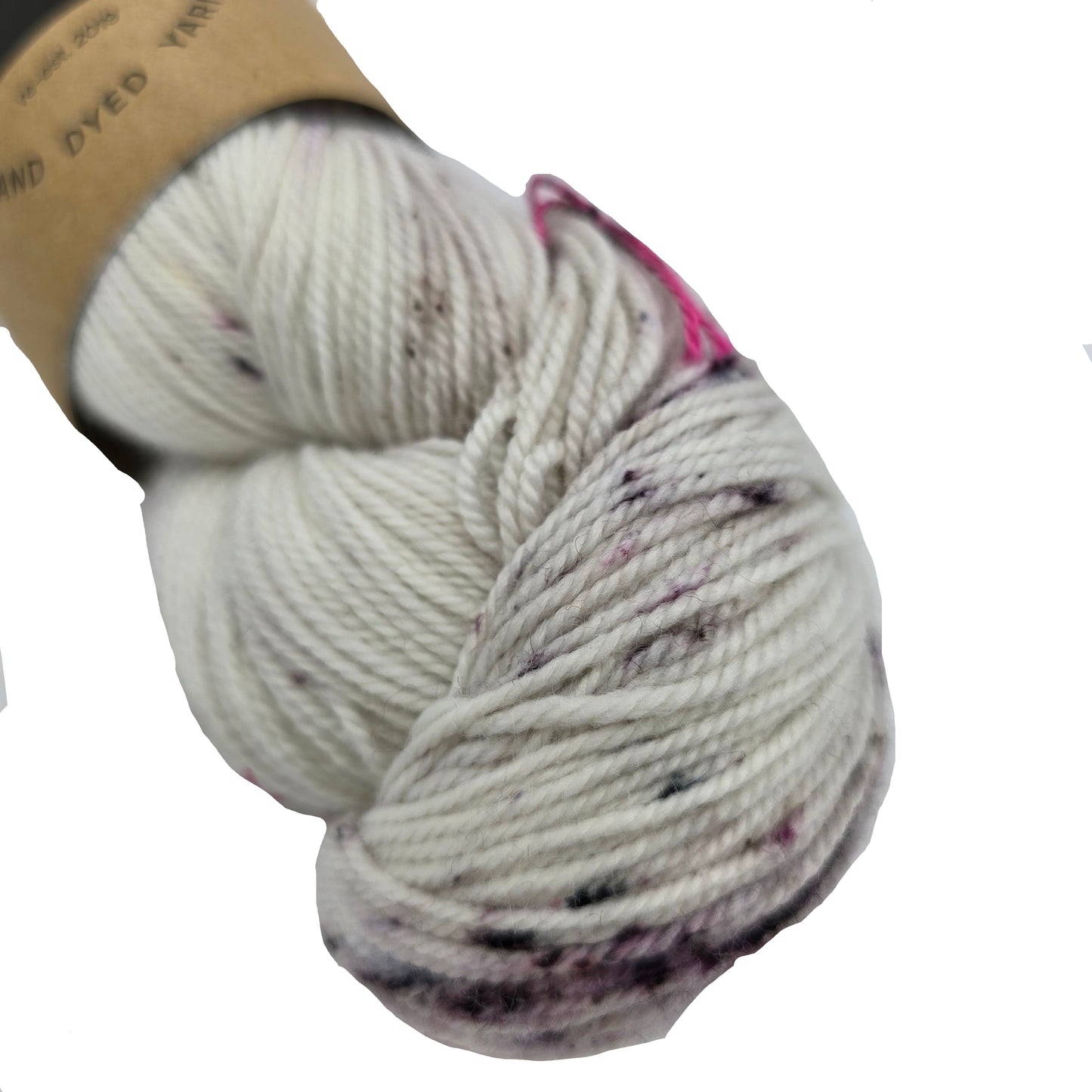 Close-up image of Twist Light Yarn by Madelinetosh in the color Good Silence on a white background.