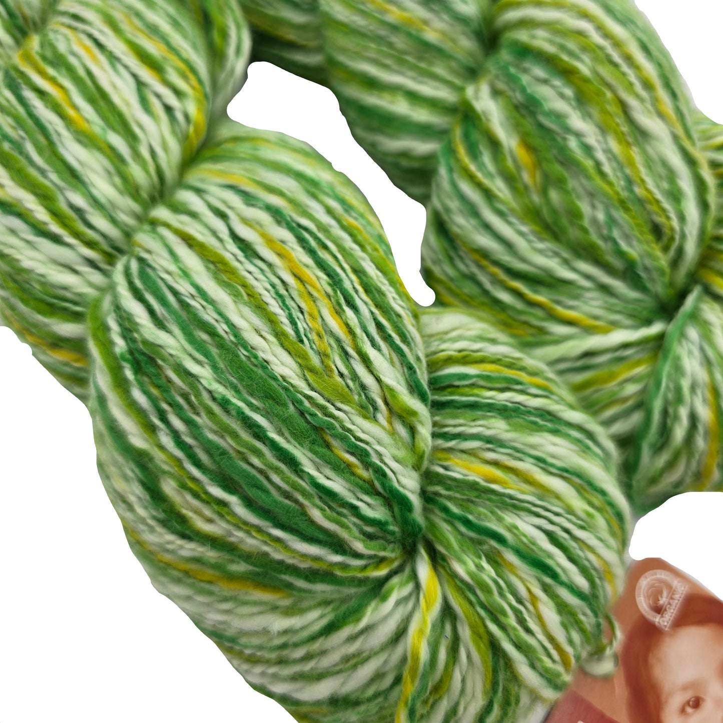 Close-up image of Winqu Alqa by Mirasol Yarn in Color 1009