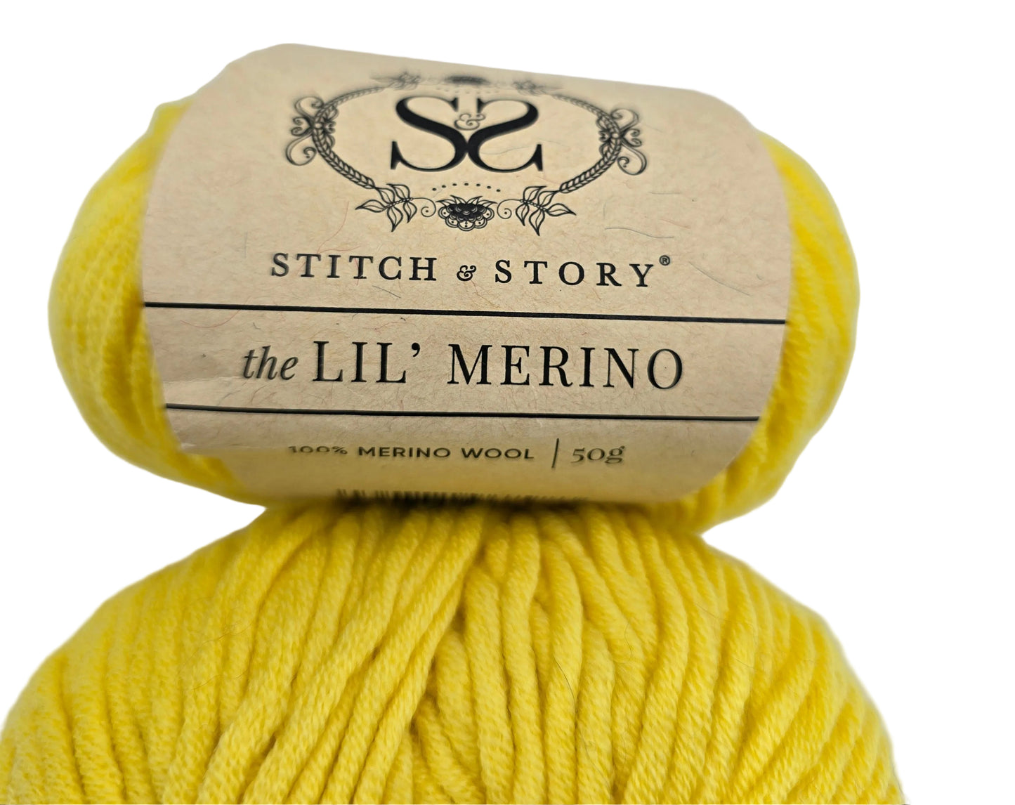 The Lil' Merino by Stitch & Story - Sherbet Yellow