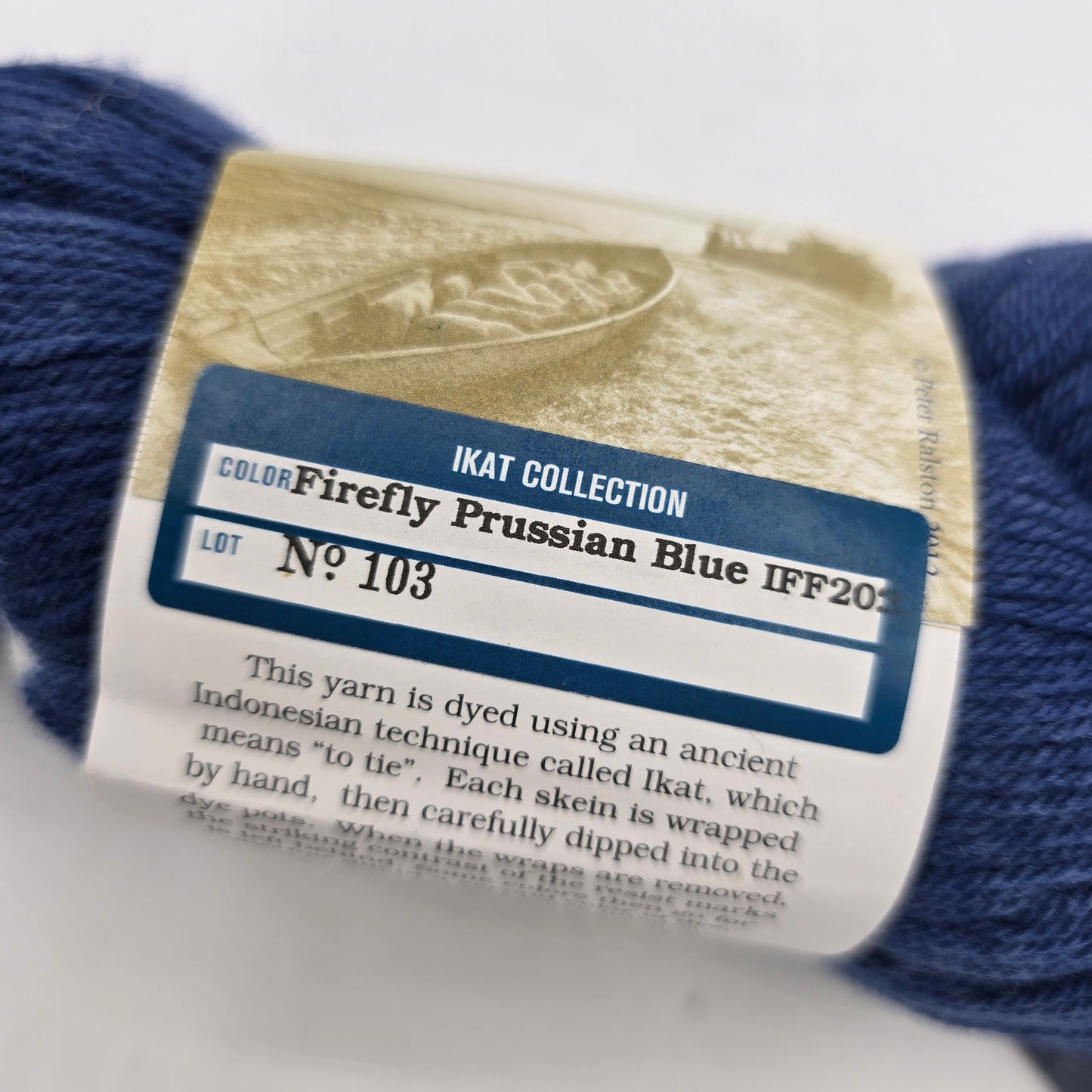 Ikat Collection Firefly by Swans Island - Firefly Prussian Blue