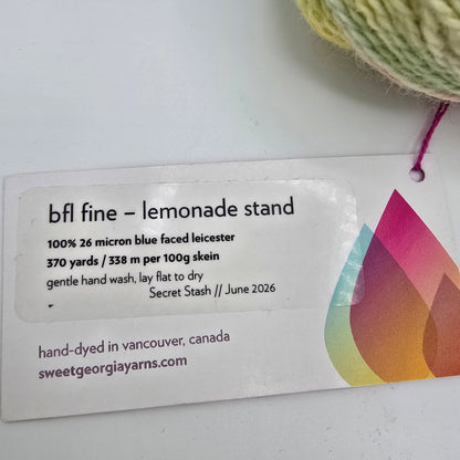 BFL Fine by SweetGeorgia Yarns
