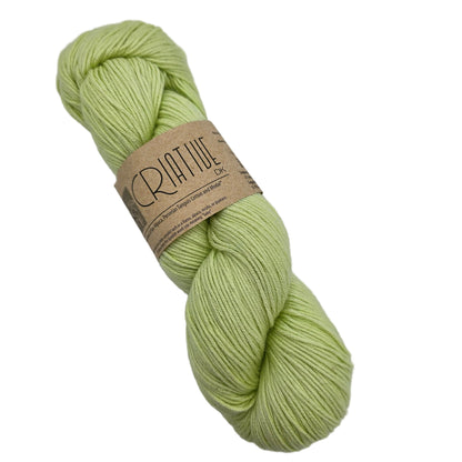 Image of a single skein of Criative DK yarn by Euro Baby in Color 13 with label on a white background.