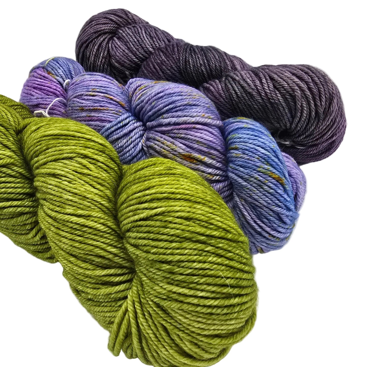 Group image of different color hanks of rios by Malabrigo Yarn
