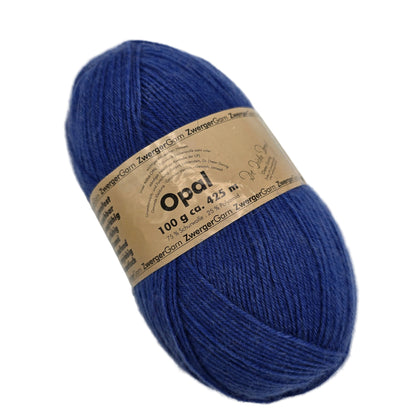 Image of a single skein of Opal Uni Solid 4-Ply yarn by Opal in color 1419 with label on a white background.