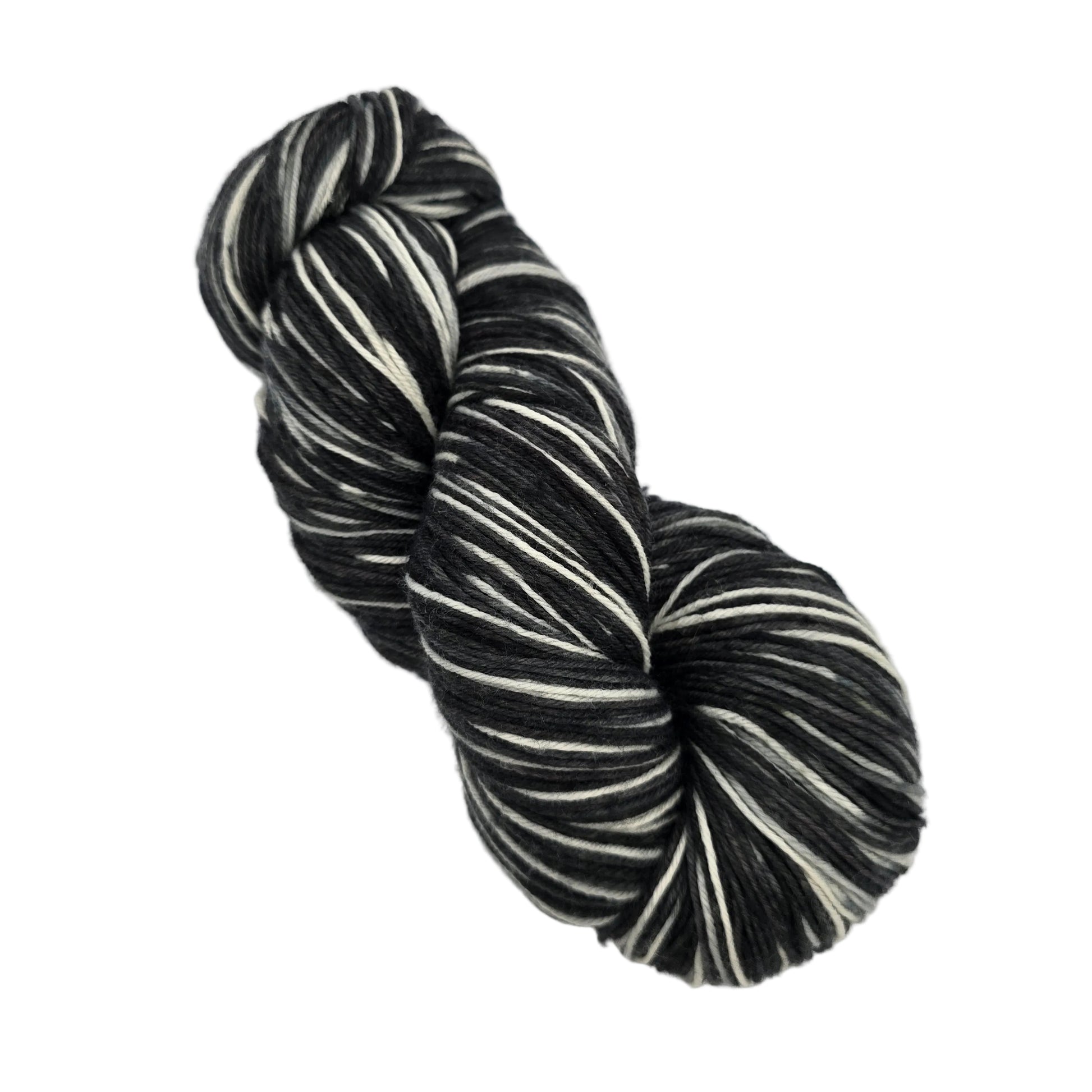 Image of a single skein of Stroll Hand Painted Yarn by Knit Picks in the color Knightly Hand Painted 27808 on a white background.