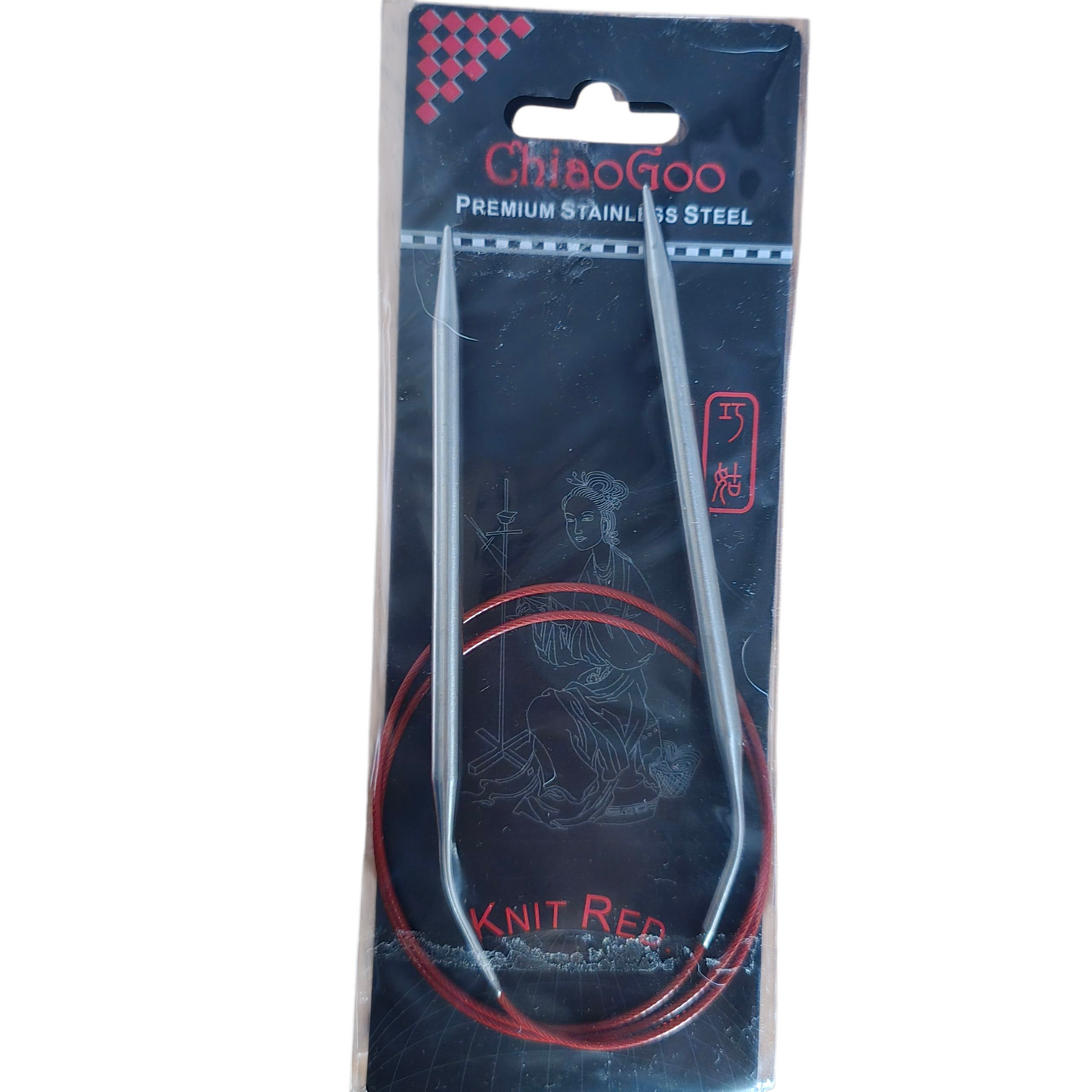 ChiaoGoo KNIT RED Circular Needles