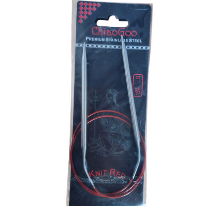 ChiaoGoo KNIT RED Circular Needles