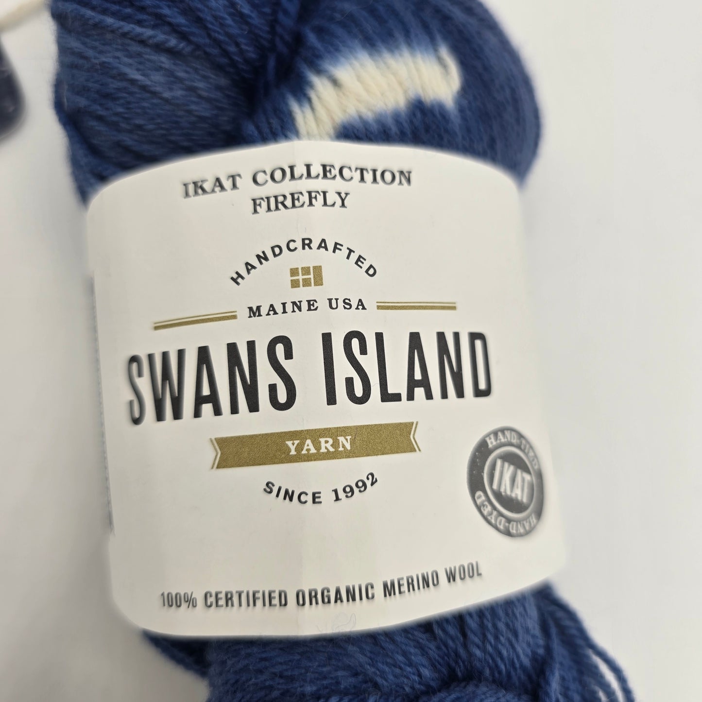 Ikat Collection Firefly by Swans Island - Firefly Prussian Blue